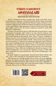 TÜRKİYE CUMHURİYETİ  ANAYASALARI (1921 –1924 -1961)Ve İnsan Hakları Temel Belgeleri